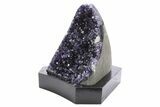 Amethyst Cluster With Wood Base - Uruguay #233740-1